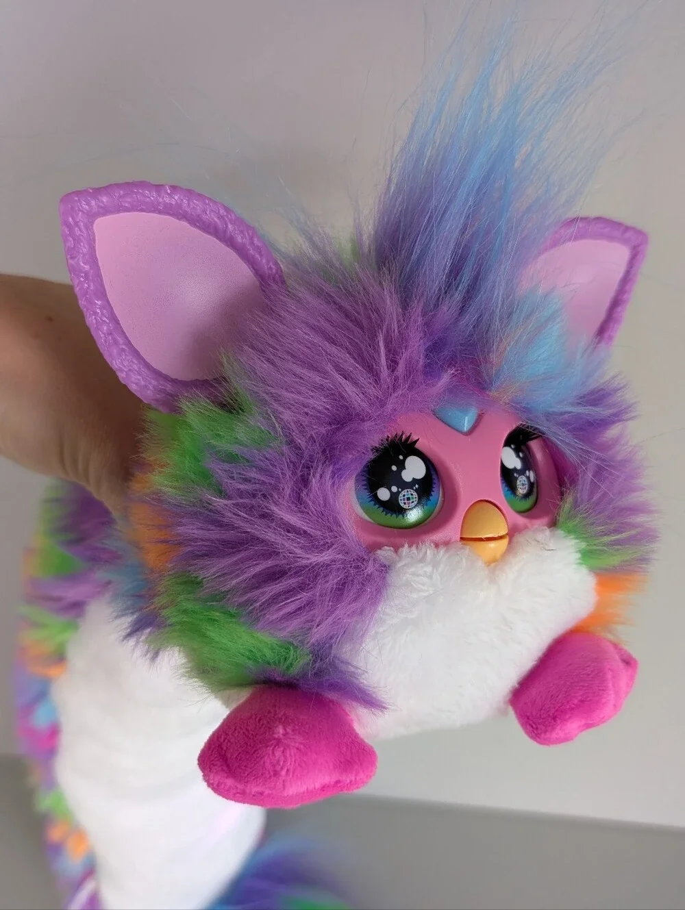 Long Furby DJ Interactive Plush Toy, Lights & Sounds, 32" - Picture 10 of 15